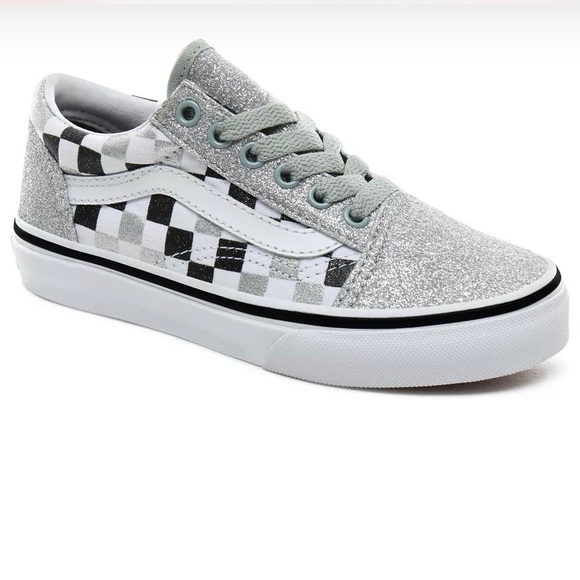 Vans Shoes - VANS OFF THE WALL GLITTER CHECKERBOARD OLD SKOOL SHOES